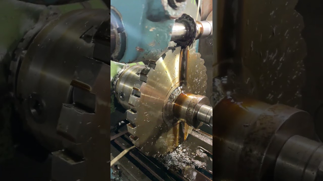 28 Teeth Richard Gear Cutting on Milling Machine | Gear Milling Process  #machine #millingmachine