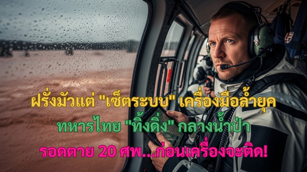 กู้ภัยยุโรปอึ้ง! ไฮเทคชิดซ้าย เจอ 