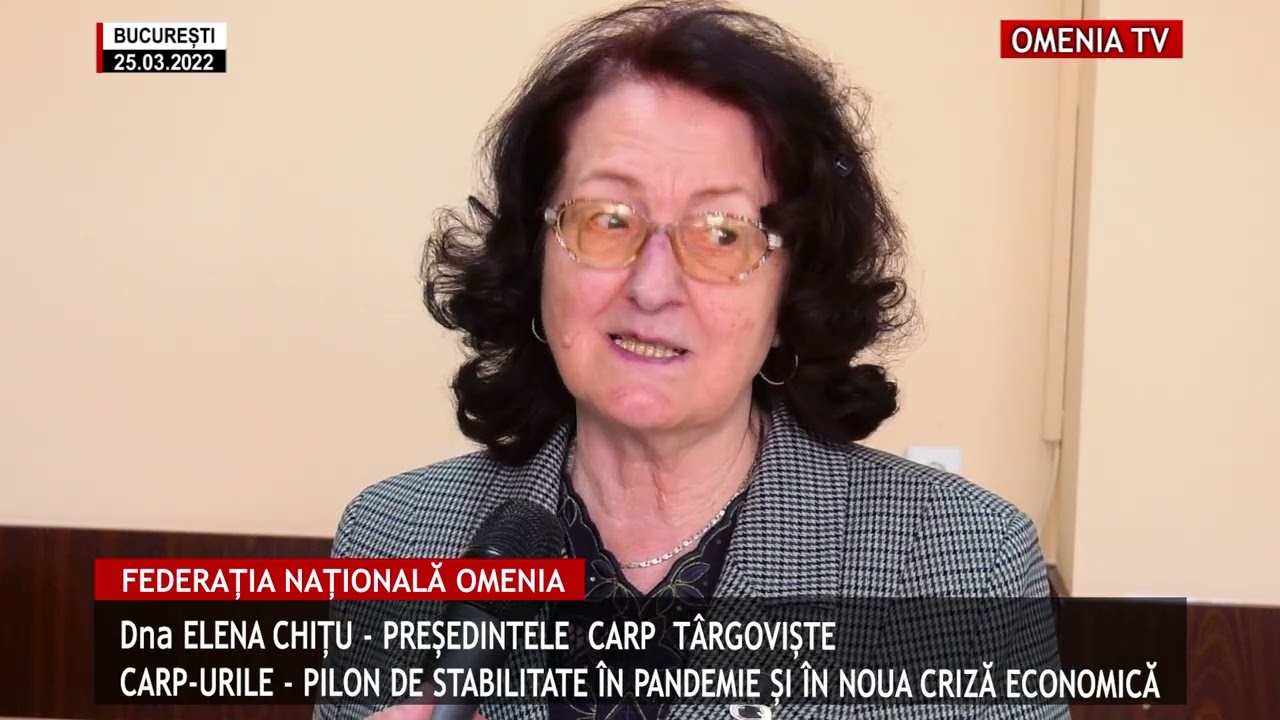 Dna ELENA CHIȚU - Președintele  CARP  TÂRGOVIȘTE