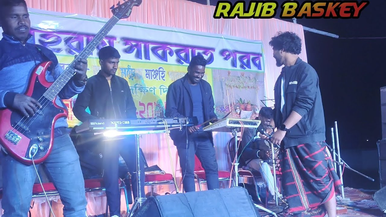 Rajib Baskey stage program. New Santali 2026