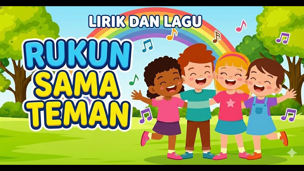 VIDEO LIRIK DAN LAGU RUKUN SAMA TEMAN (KEMENDIKDASMEN)