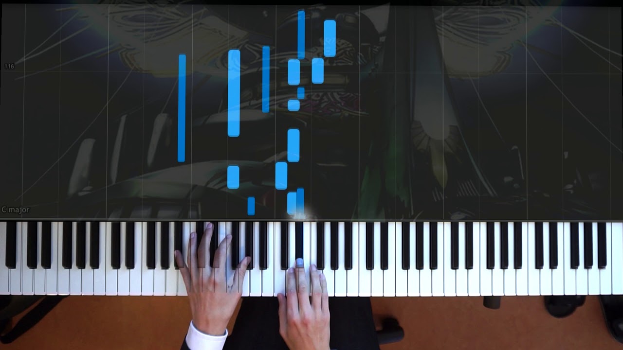 Final Fantasy VIII Blue Fields - Piano + Synthesia + Improv [How To Play] [Piano Tutorial]