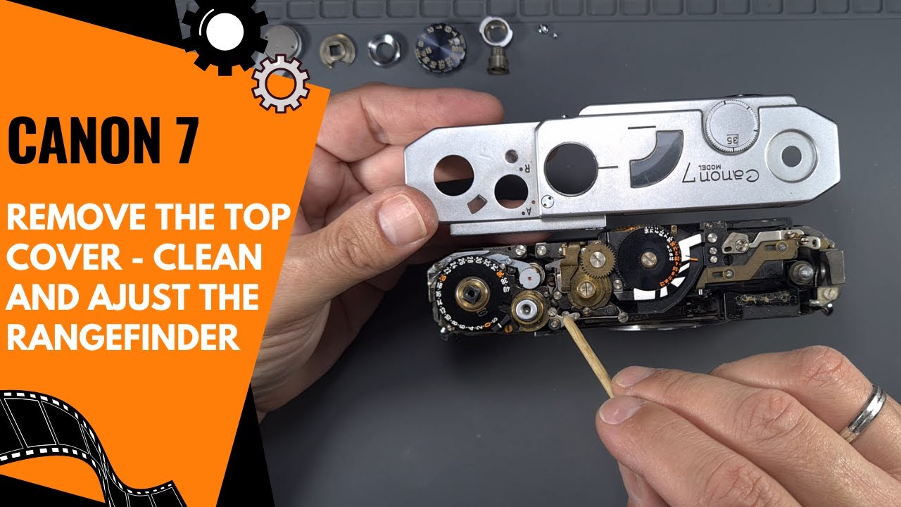 Canon 7 - Remove Top Cover Clean and Adjust the Rangefinder
