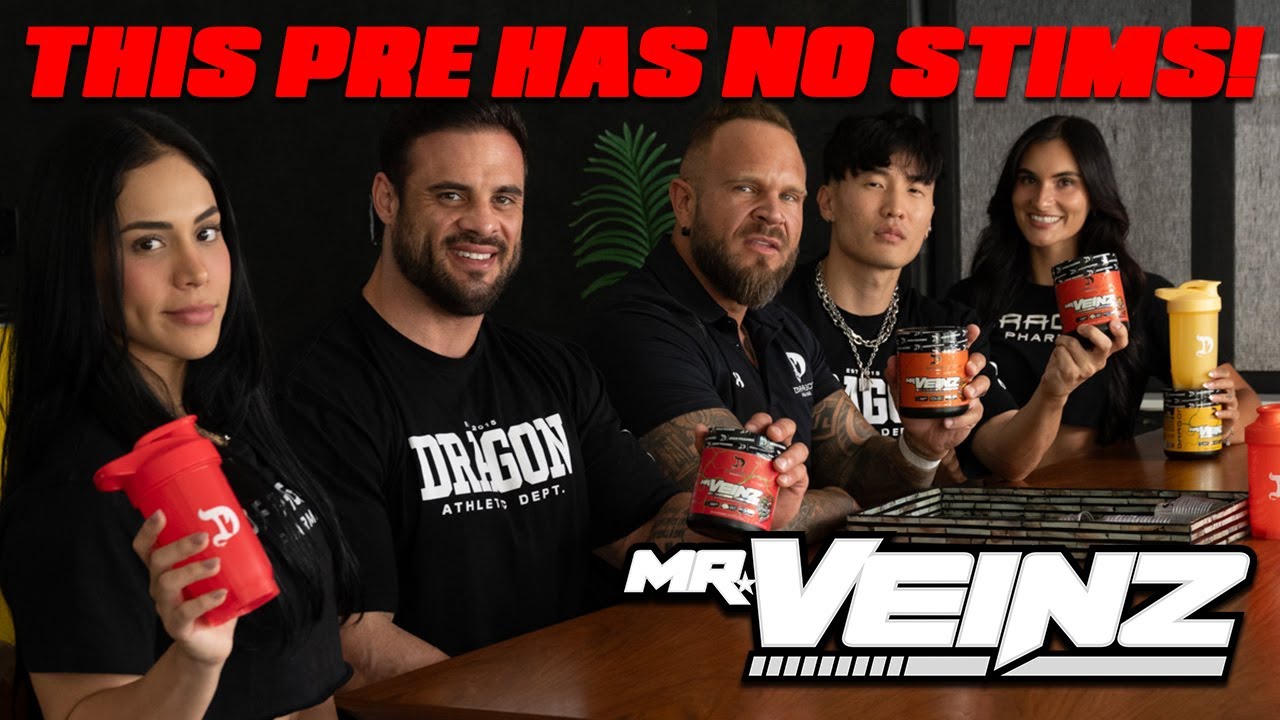 TASTE TESTING THE NEW MR VEINZ FT LOGAN FRANKLIN, ESME DIAZ, DREW , BENJI  & MAKAYLA | NO STIMS PRE