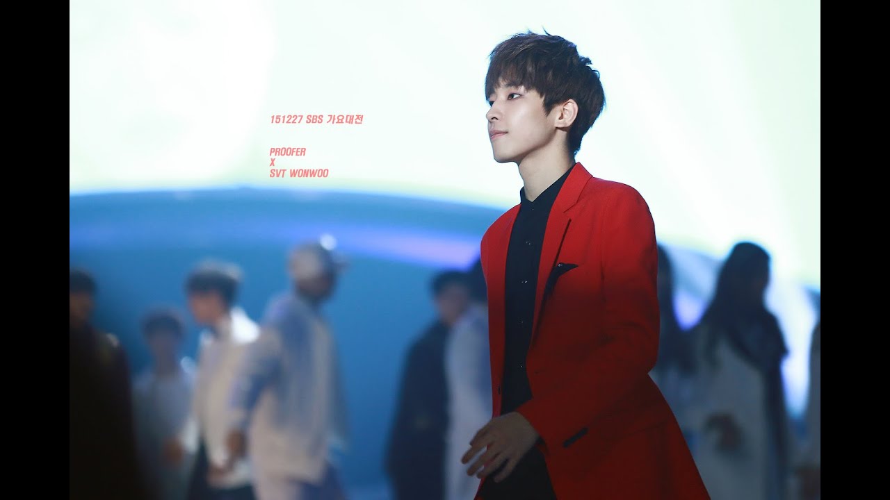 151227 가요대전 세븐틴 아낀다 007  - 원우ver.