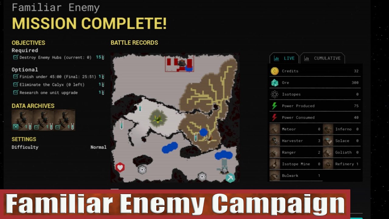 Calyx Familiar Enemy Campaign