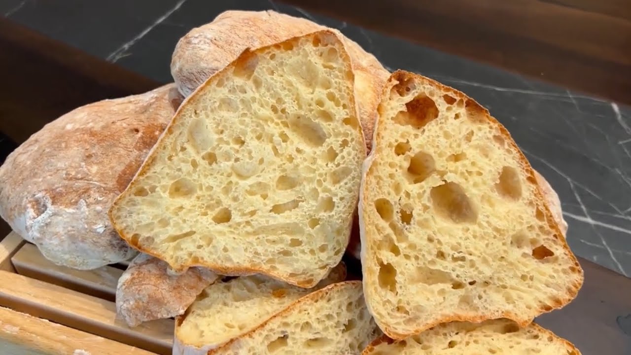 🥖 Як спекти ЧІАБАТУ з ВЕЛИКИМИ дірками? Ще  рецепти — у моєму Telegram, посилання в шапці профілю💙💛