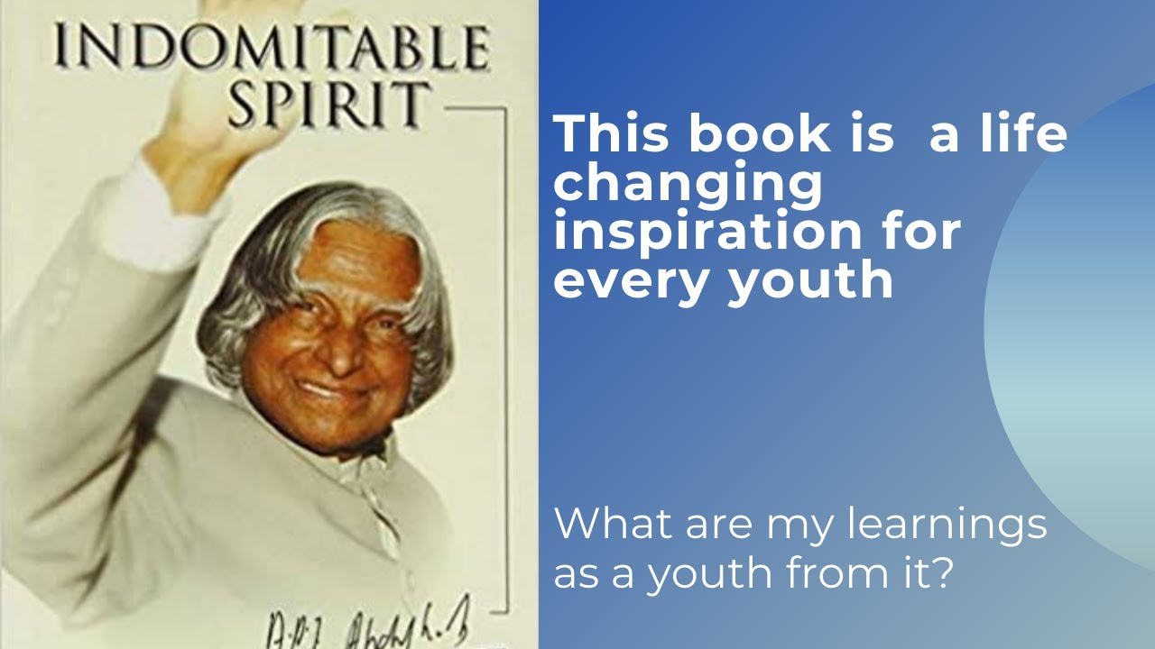Indomitable Spirit book summary my best learnings in English.