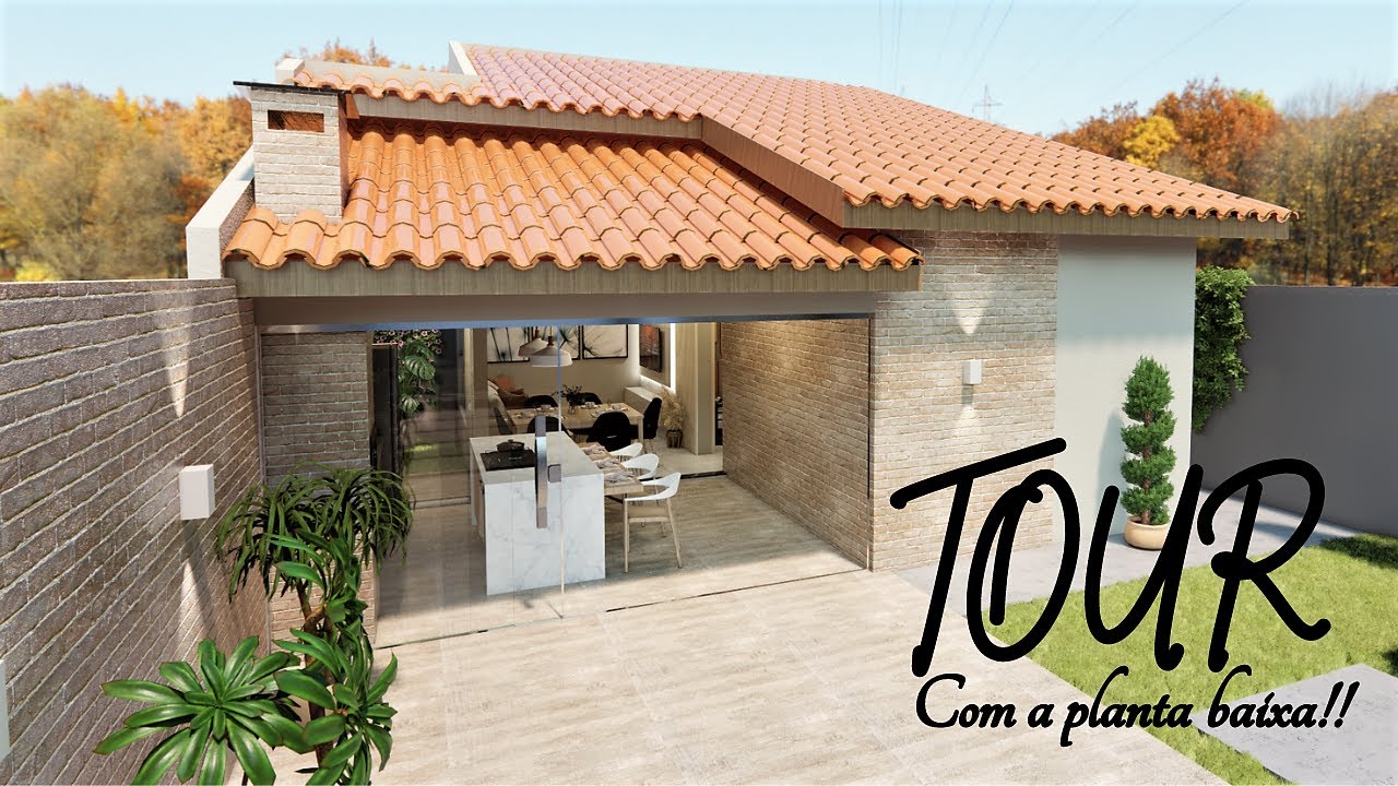 CASA PEQUENA ACONCHEGANTE || PROJETO MODERNO BAIXO CUSTO !!