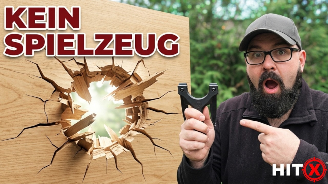 Was kann die Stahlkugel mit der Zwille zerschie&szlig;en? Der Durchschlagstest!
