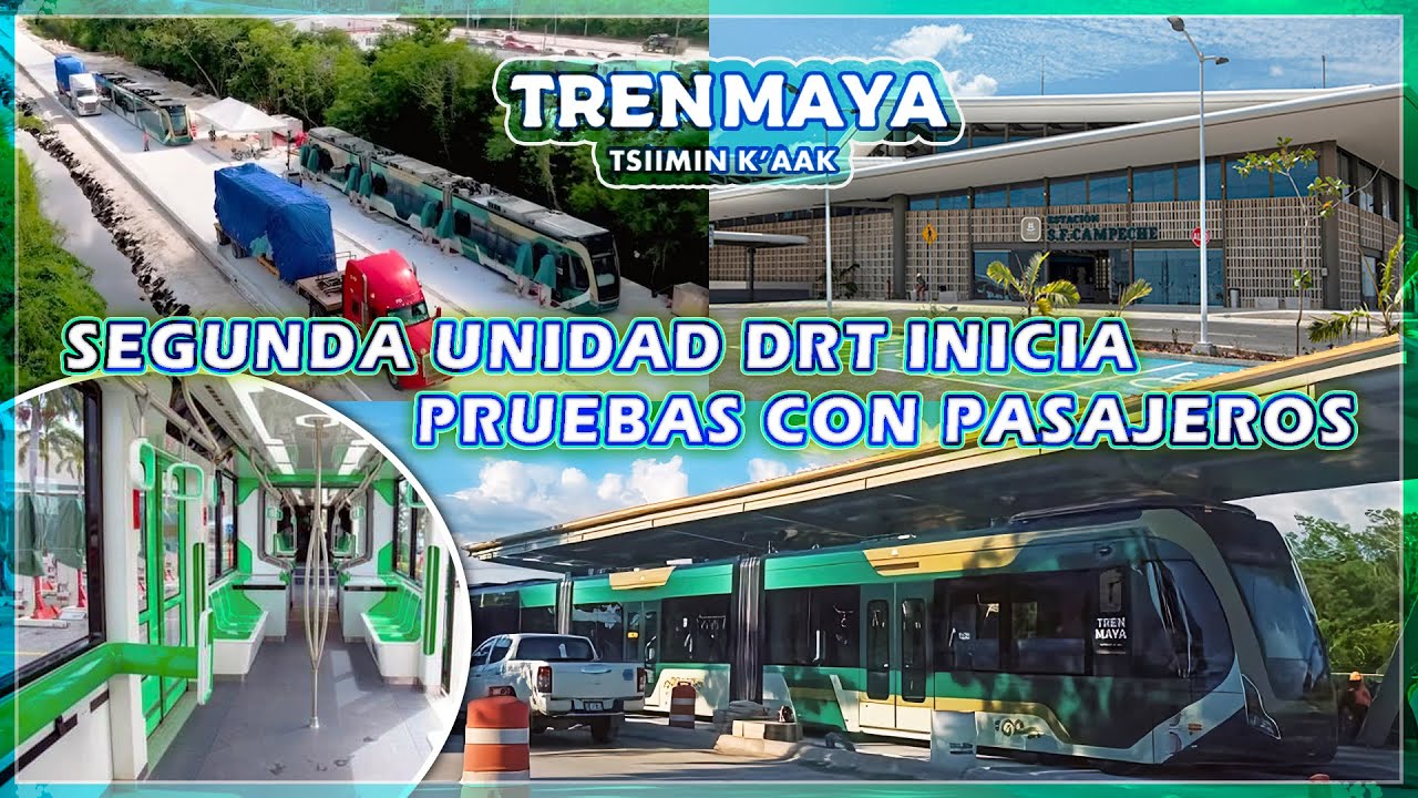 Con un 39% de obra, DRT de Campeche inicia las primeras pruebas de recorrido con pasajeros