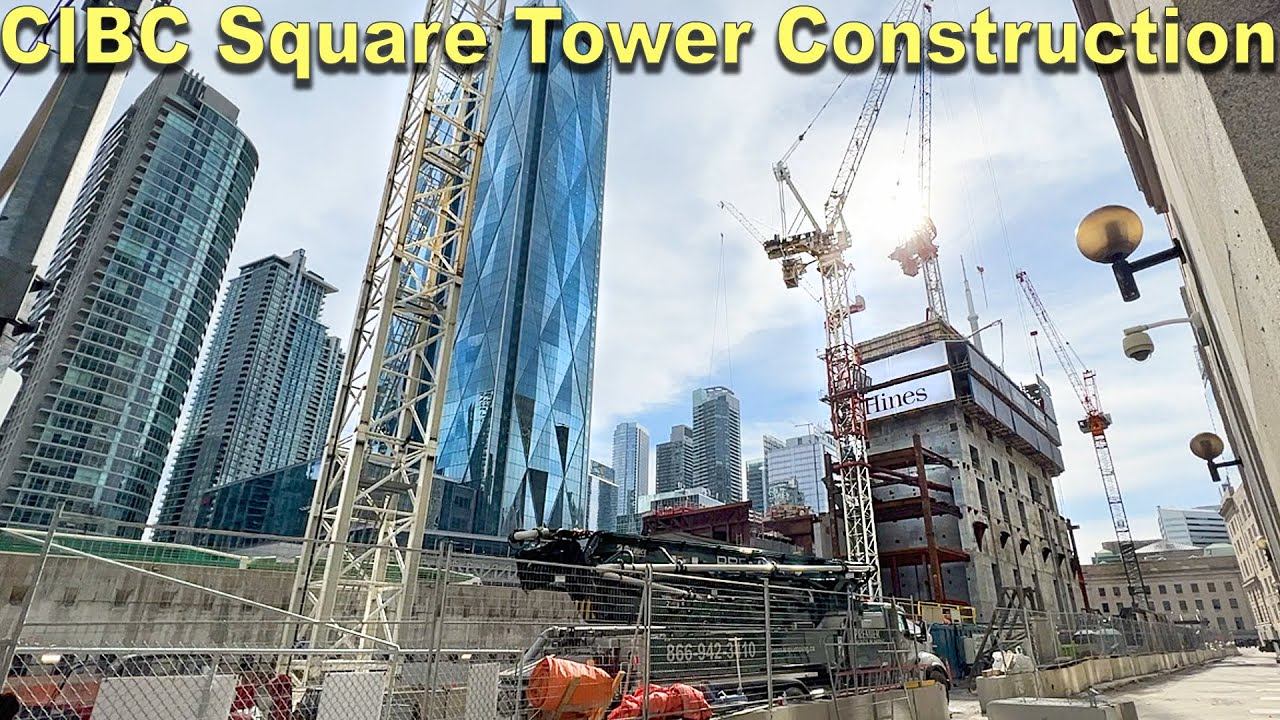 CIBC Square Tower Construction Progress Phase 2 | Downtown Toronto Canada