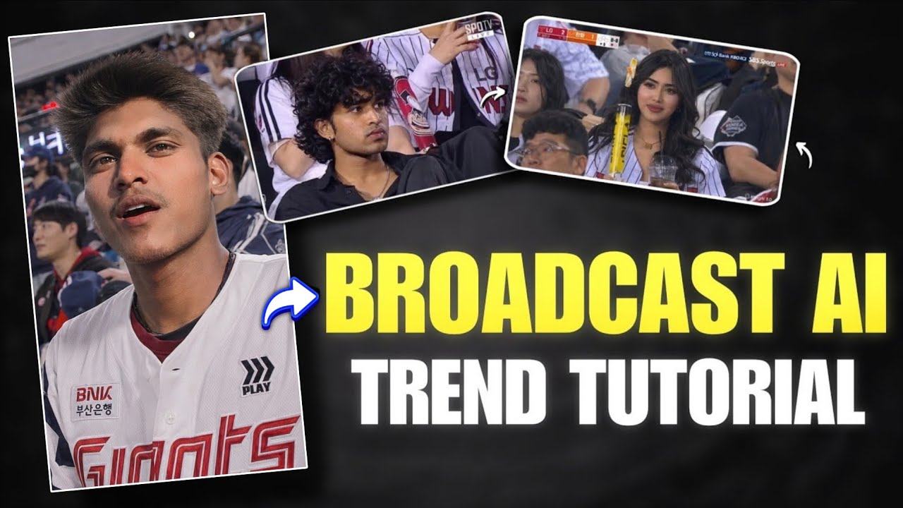 How To Make Trending Stadium Broadcast Ai Video | Viral Stadium Boy Ai Reels Editing |Ai Korean reel