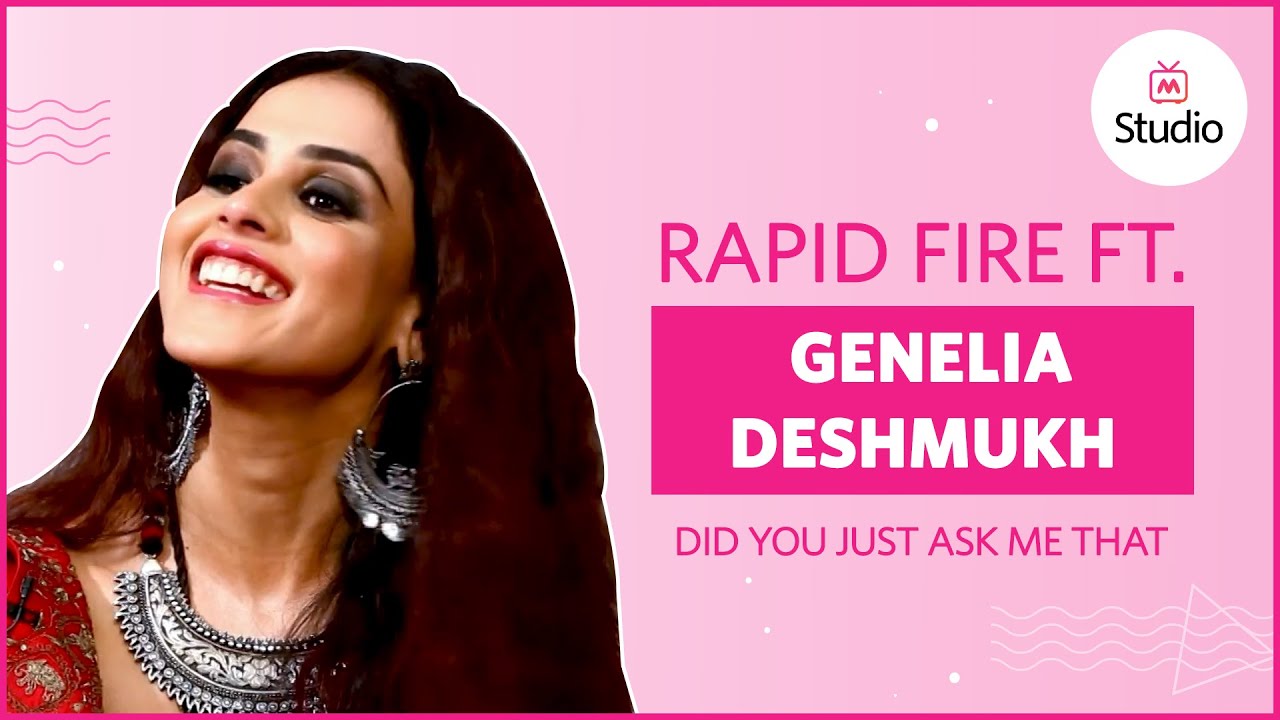 Celebrity Rapid Fire ft. Genelia Deshmukh (2021) - Myntra Studio