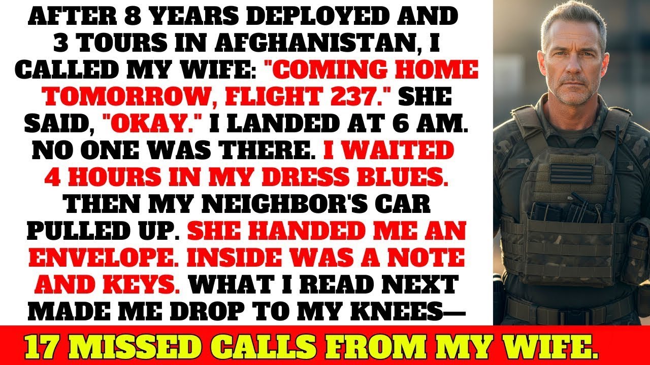 Deployed 8 years—called wife 