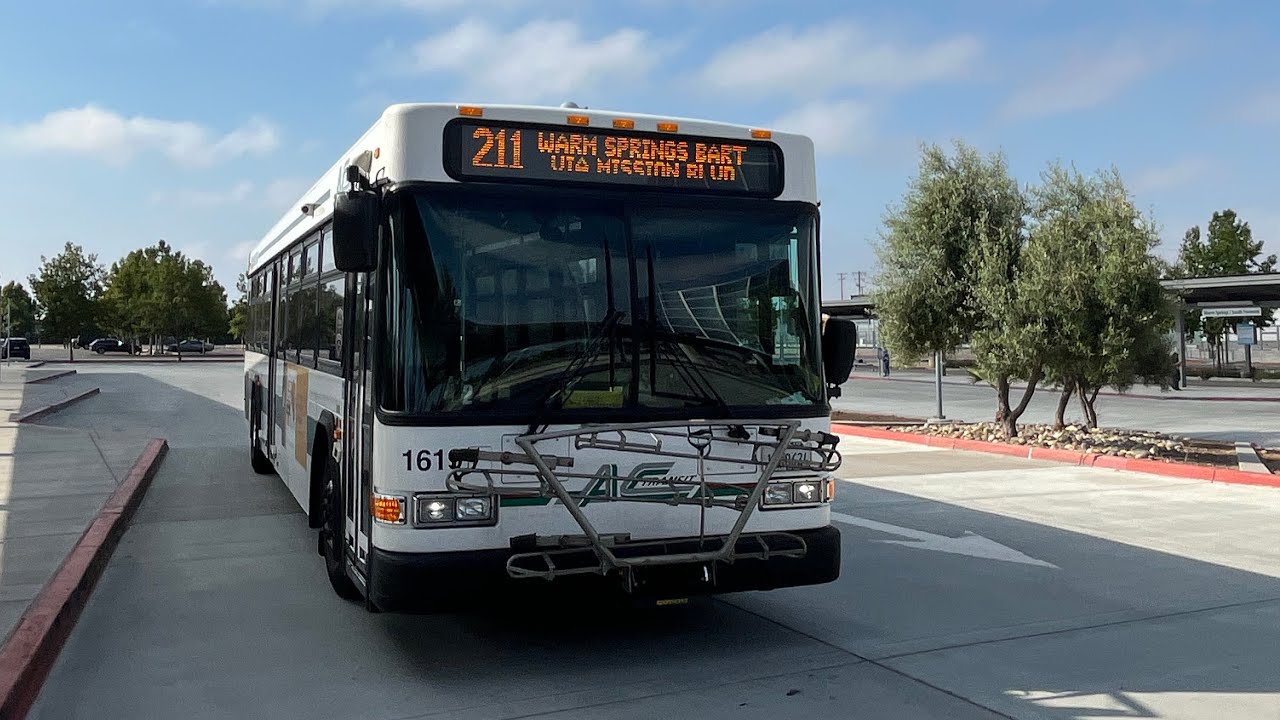 (New Route Part 1) AC Transit #1619 on Route 211 (FULL ROUTE)