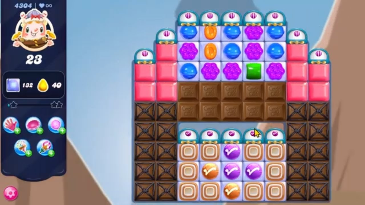 Candy Crush Saga LEVEL 4304 NO BOOSTERS