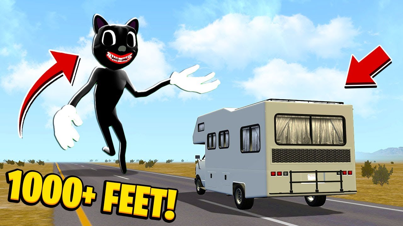 We Went on a ROAD TRIP and Found GIANT CARTOON CAT! - Multiplayer Garry's Mod Gameplay