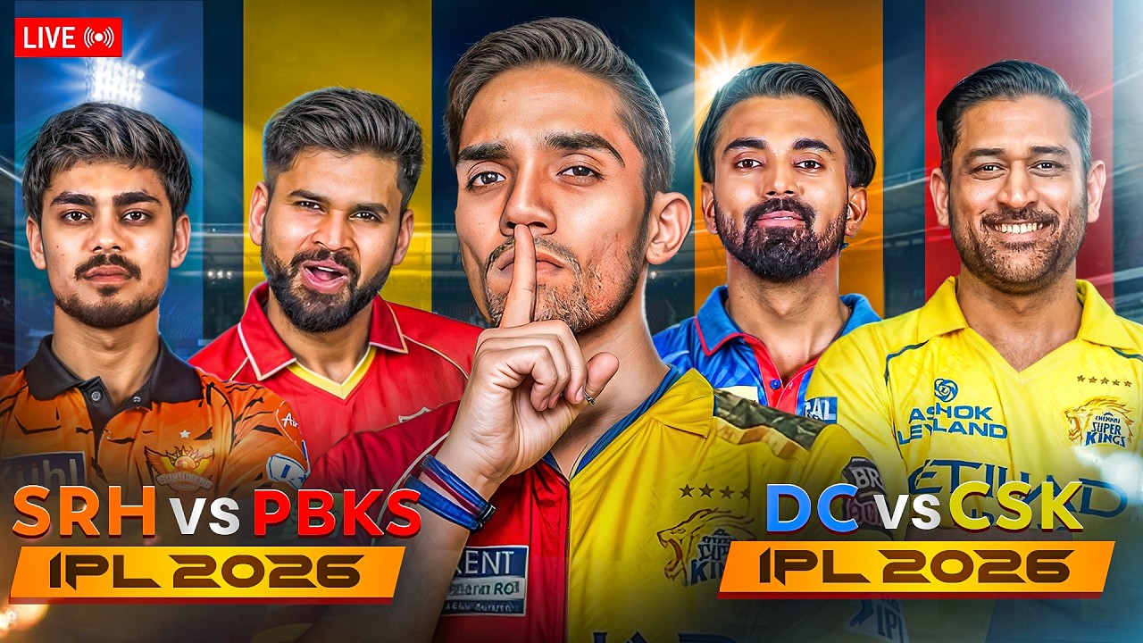 MS DHONI & BREVIS are back !!!😍| CSK vs DC & PBKS vs SRH | Cricket Cardio LIVE