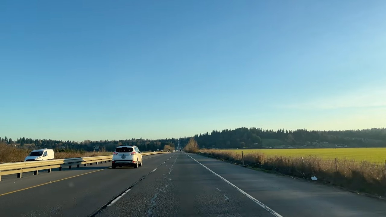 Long, very pretty drive through the Pacific Northwest w meditative music | Washington state drives