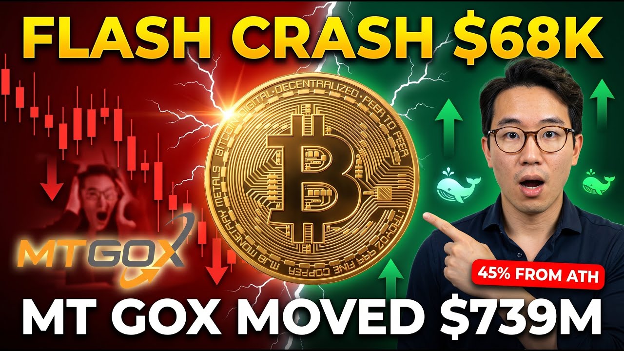 Биткоин только что упал ниже $70 000 &mdash; а Mt. Gox перевела $739 МИЛЛИОНОВ (Это всё меняет)