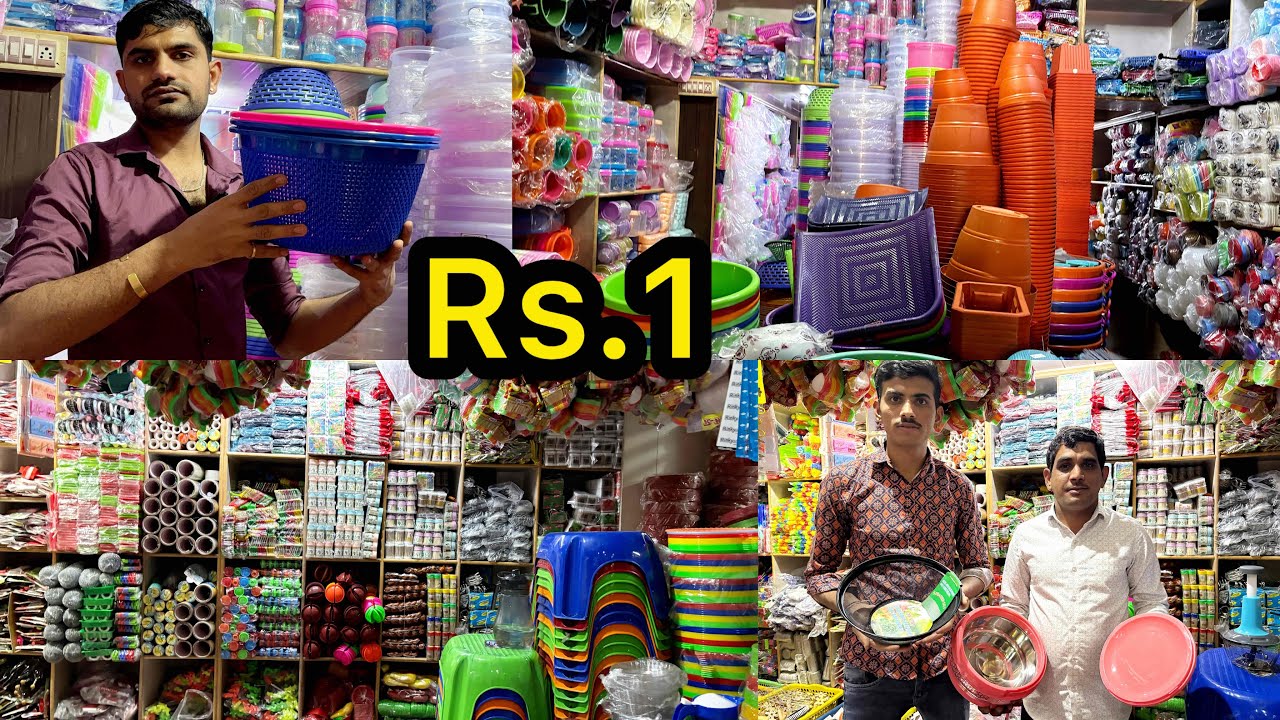 Rs.1/- Bangalore kumbarpet Wholesale plastic & Cutlery Items Cheap & Best price Best Quality 5k