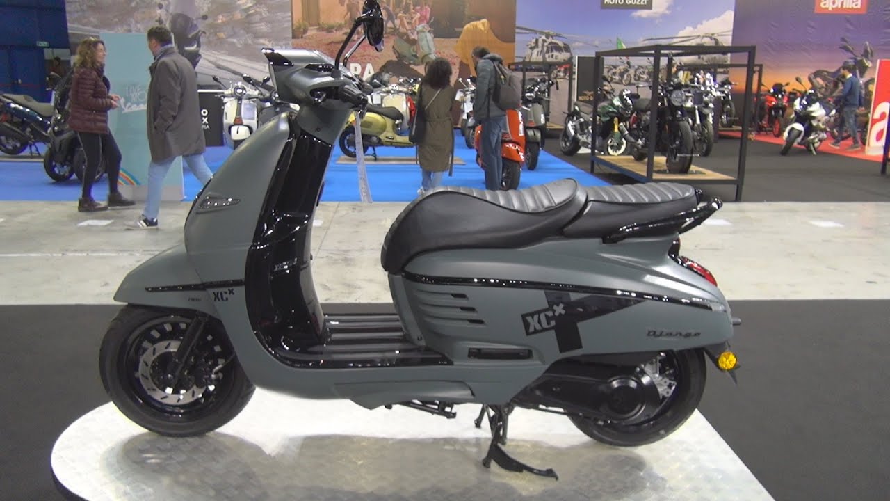 Peugeot Motorcycles Django Shadow Scooter Motorcycle (2023) Exterior and Interior