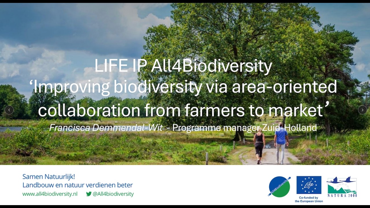 LIFEIP Webinar 29 January 2026 - All4Biodiversity (Netherlands)