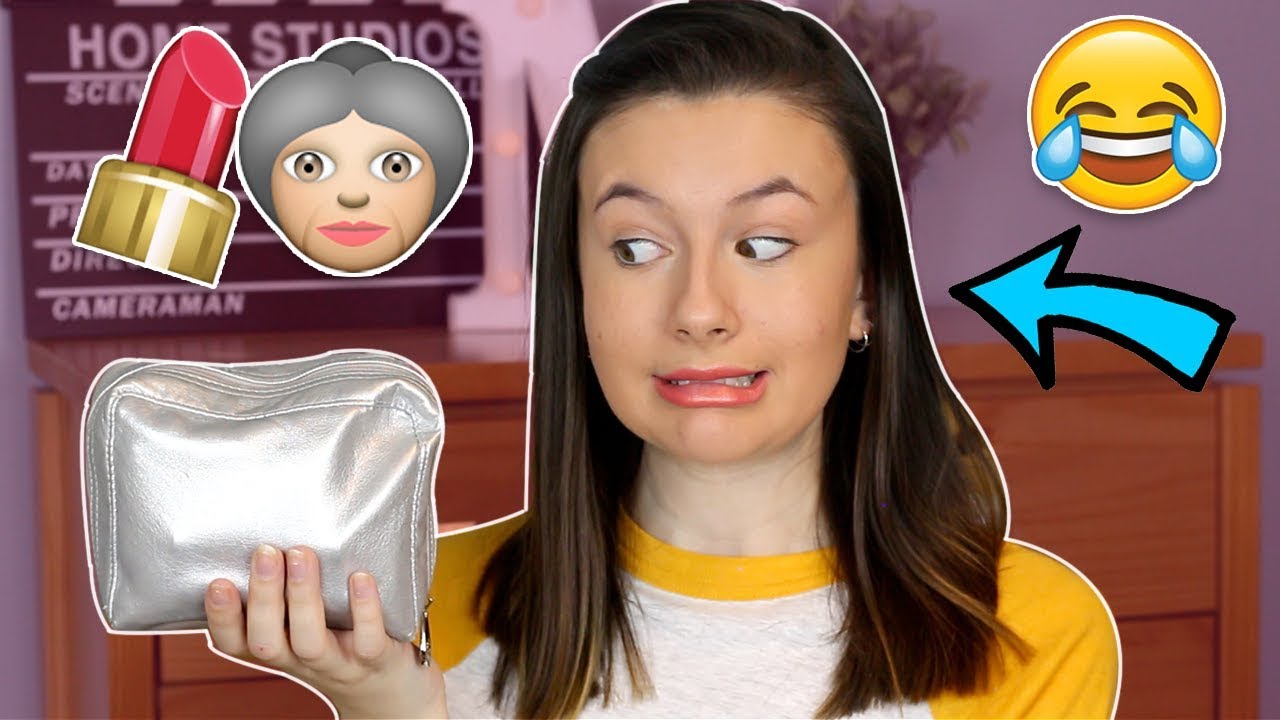 Full Face using only my GRANDMA'S Makeup! ♡