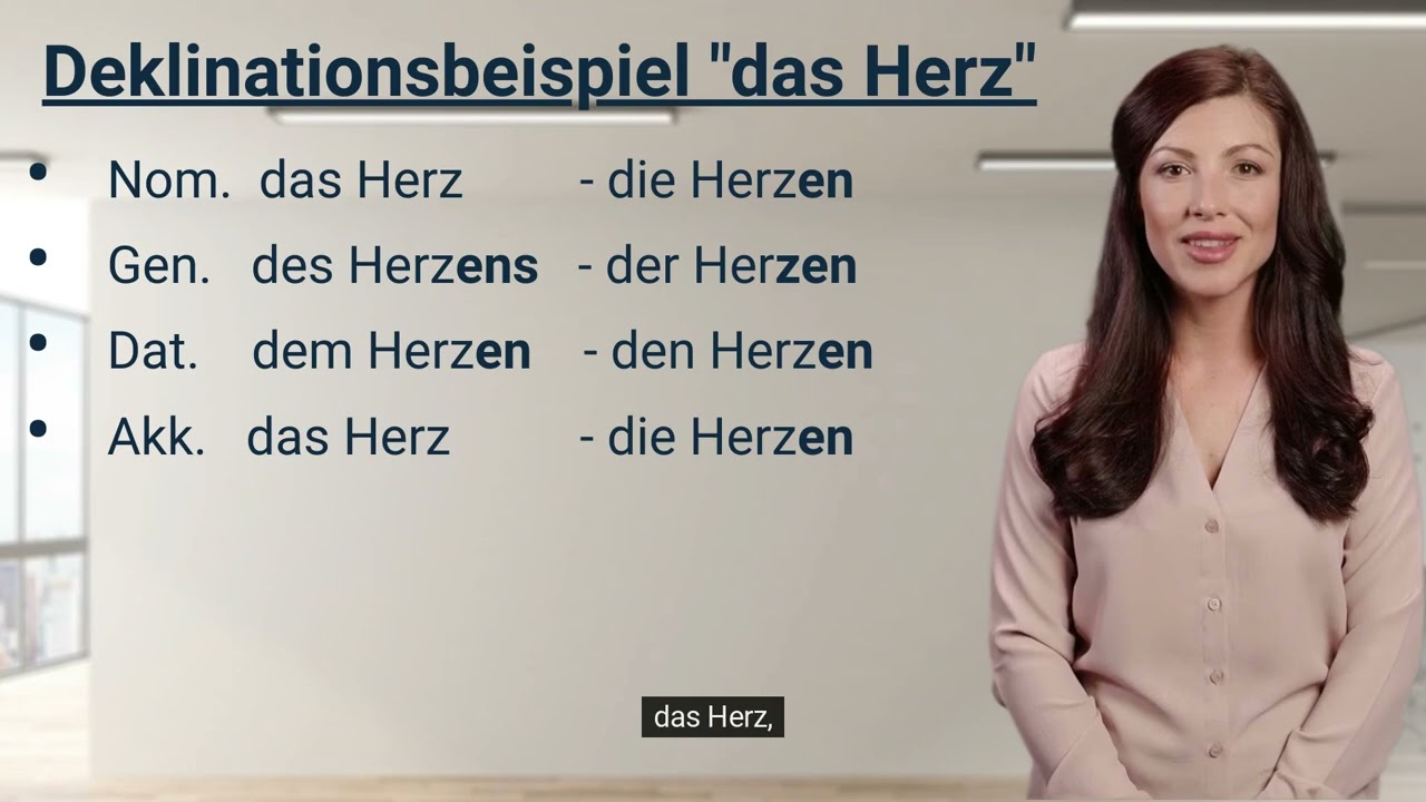 Deutsch A2/B1: die n - Deklination