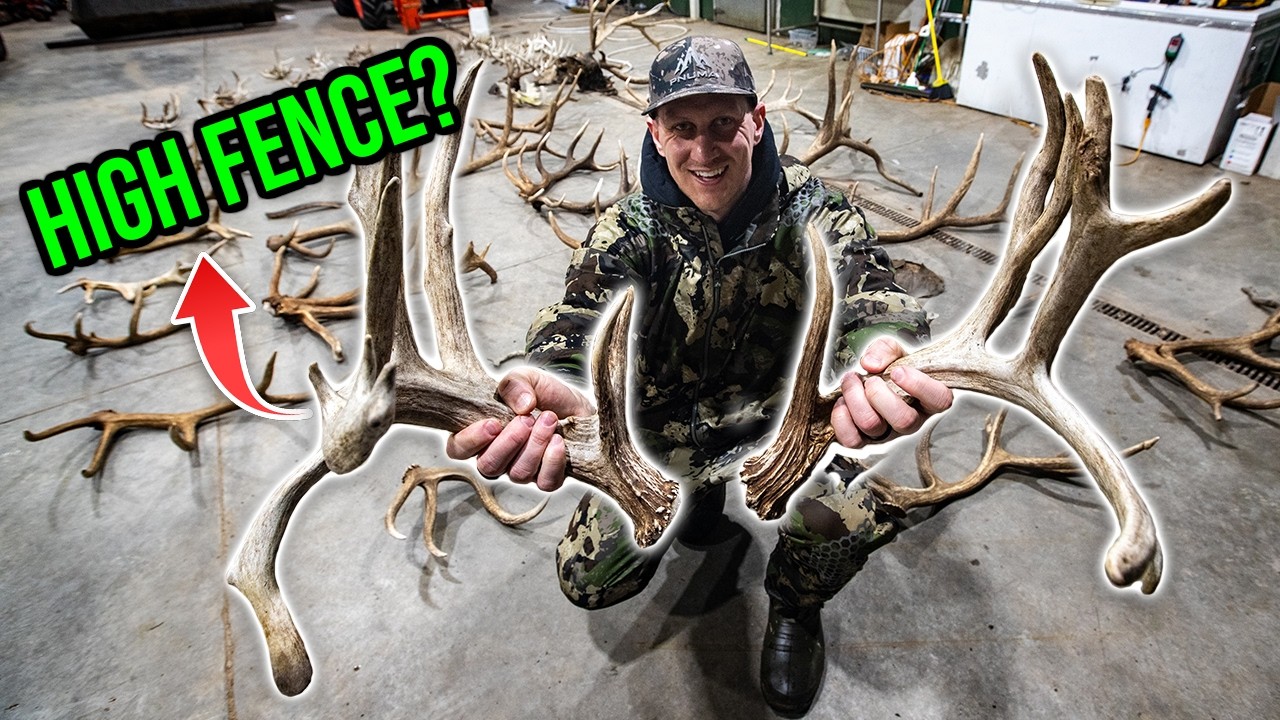 100+ SHEDS IN 1 DAY! | Shed Hunting a High Fence Trophy Ranch