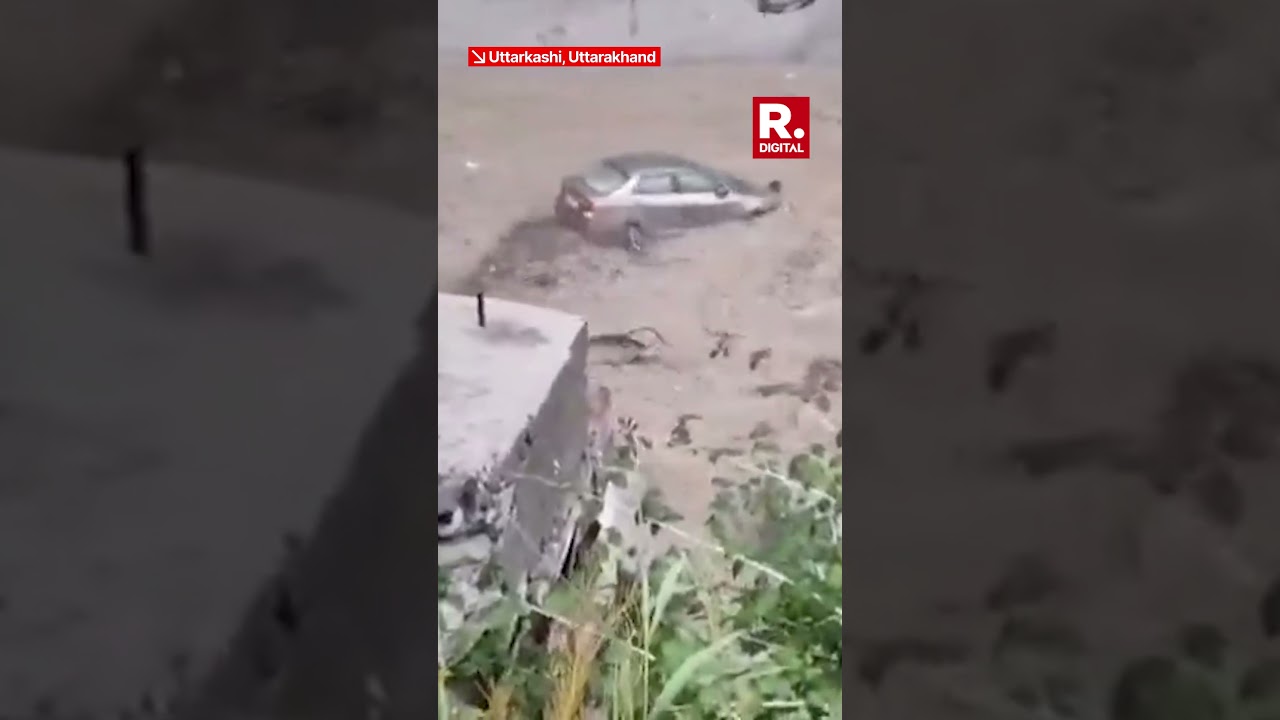 Uttarkashi Cloudburst Horror: Car With People Swept Away in Flash Floods
