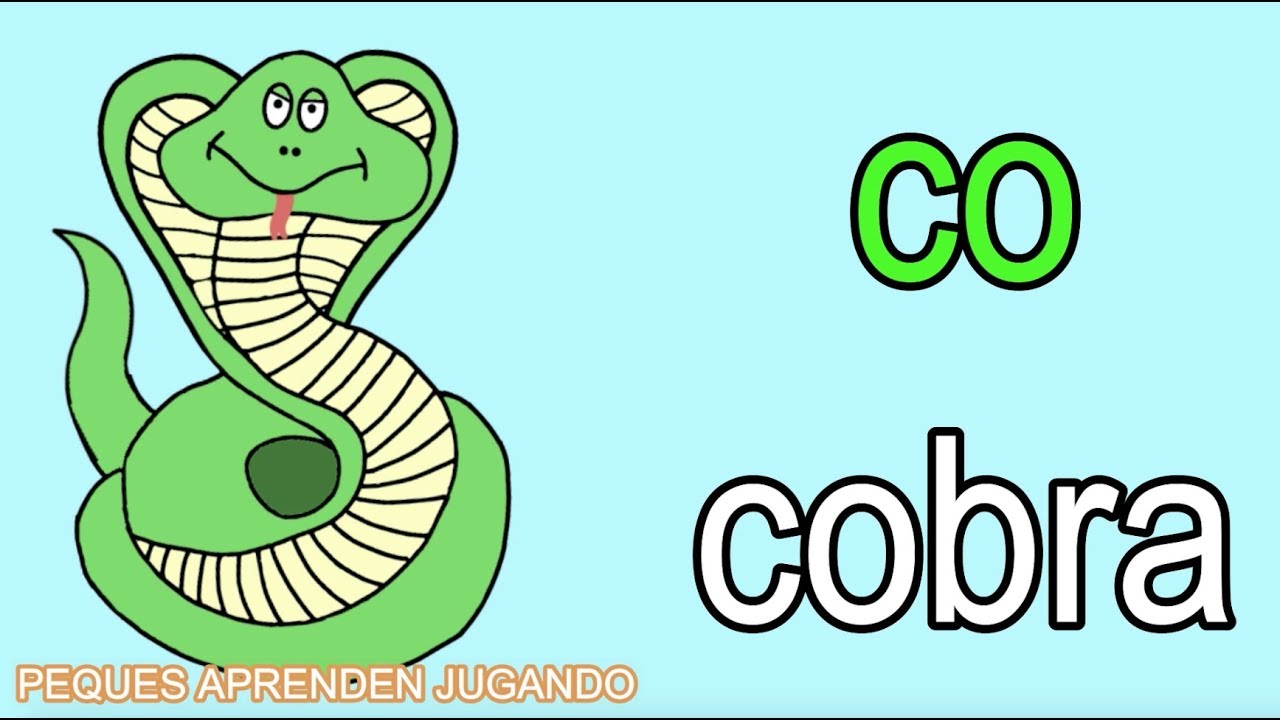 CA CO CU Video para niños. PequesAprendenJugando