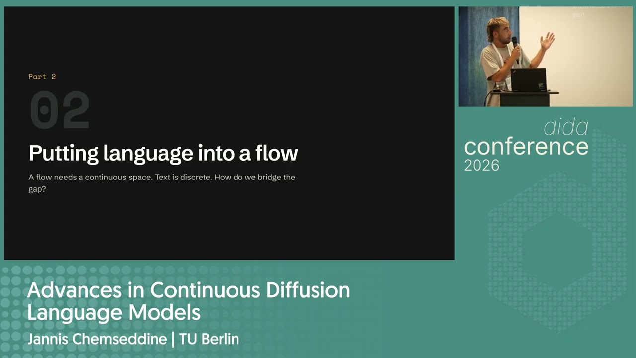 Advances in Continuous Diffusion Language Models | Jannis Chemseddine (TU Berlin)
