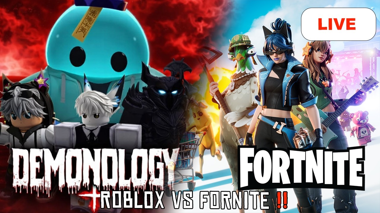 MALEM MAIN ROBLOX ATAU FORNITE YA? - [ROBLOX] INDONESIA #75