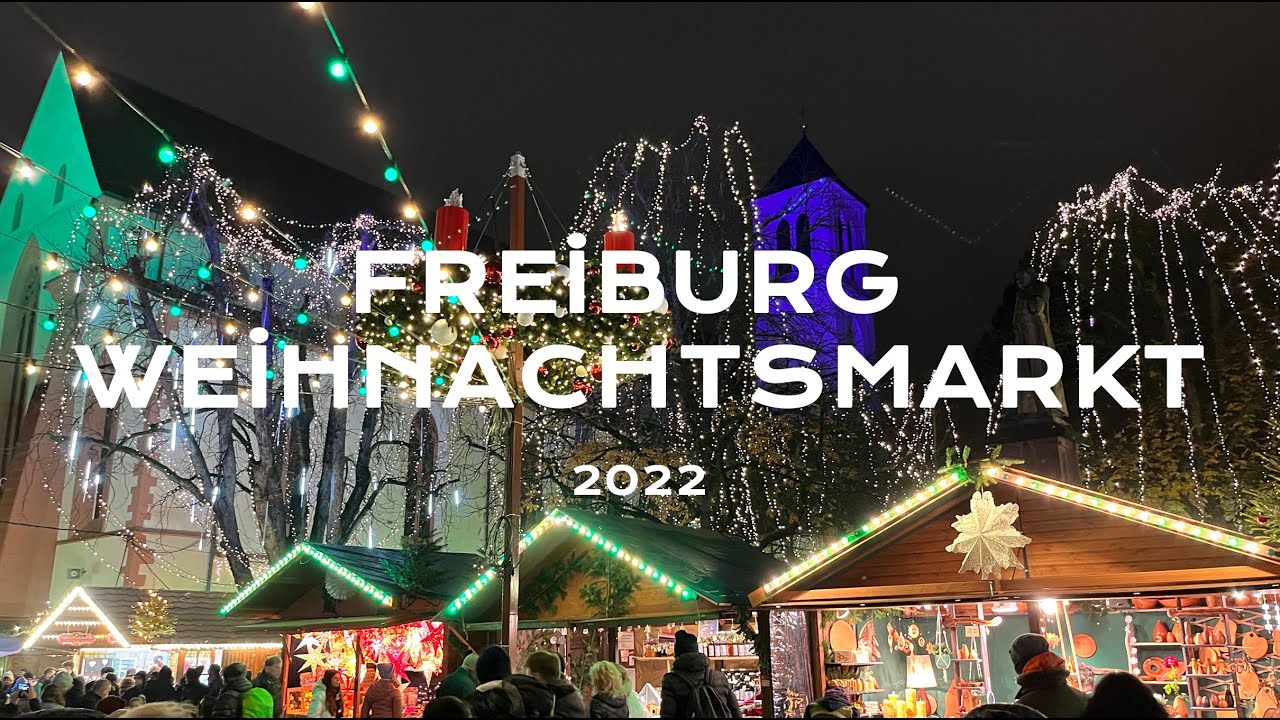 [4K] Freiburg Christmas Market Walking Tour - Freiburg Noel Pazarı 2022