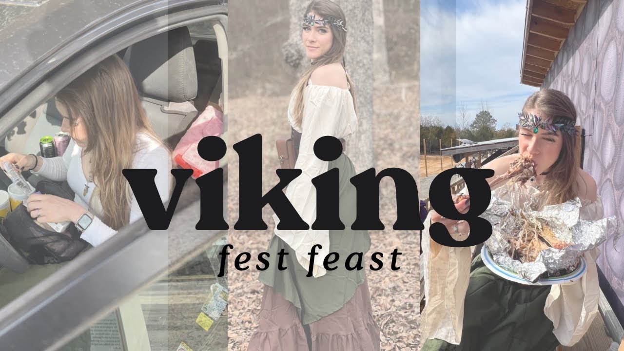 What I Ate at a Viking Festival on a Cut | Yes, I Ate the Turkey Leg