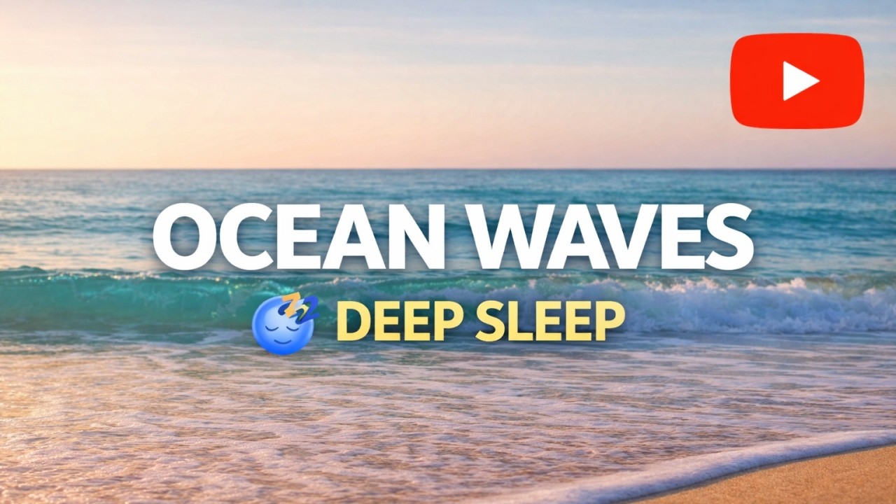 Ocean Waves for Sleep | Beach Sounds | 33 Minutes