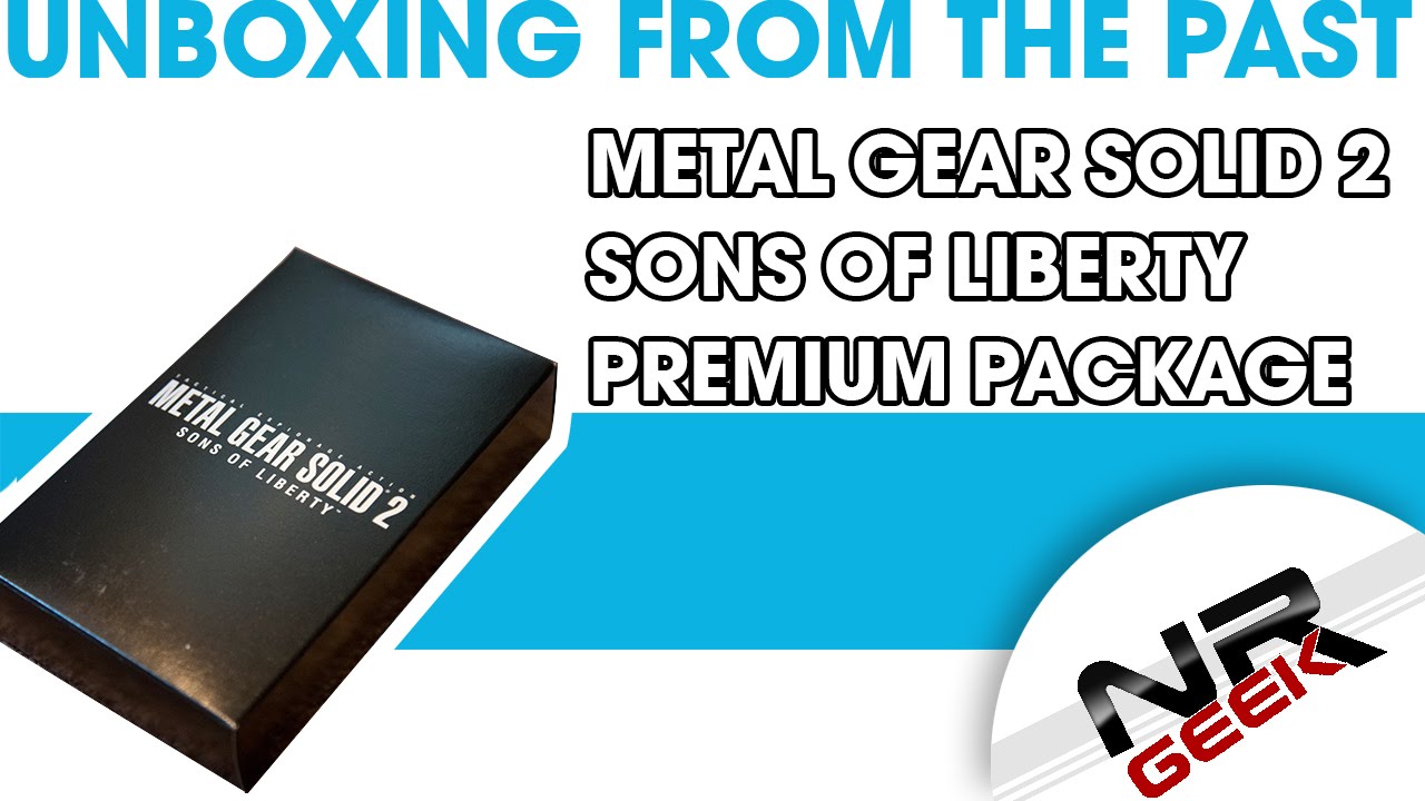 Metal Gear Solid 2 - Sons of Liberty - Premium Package - Unboxing from the past (1080p, 60fps)
