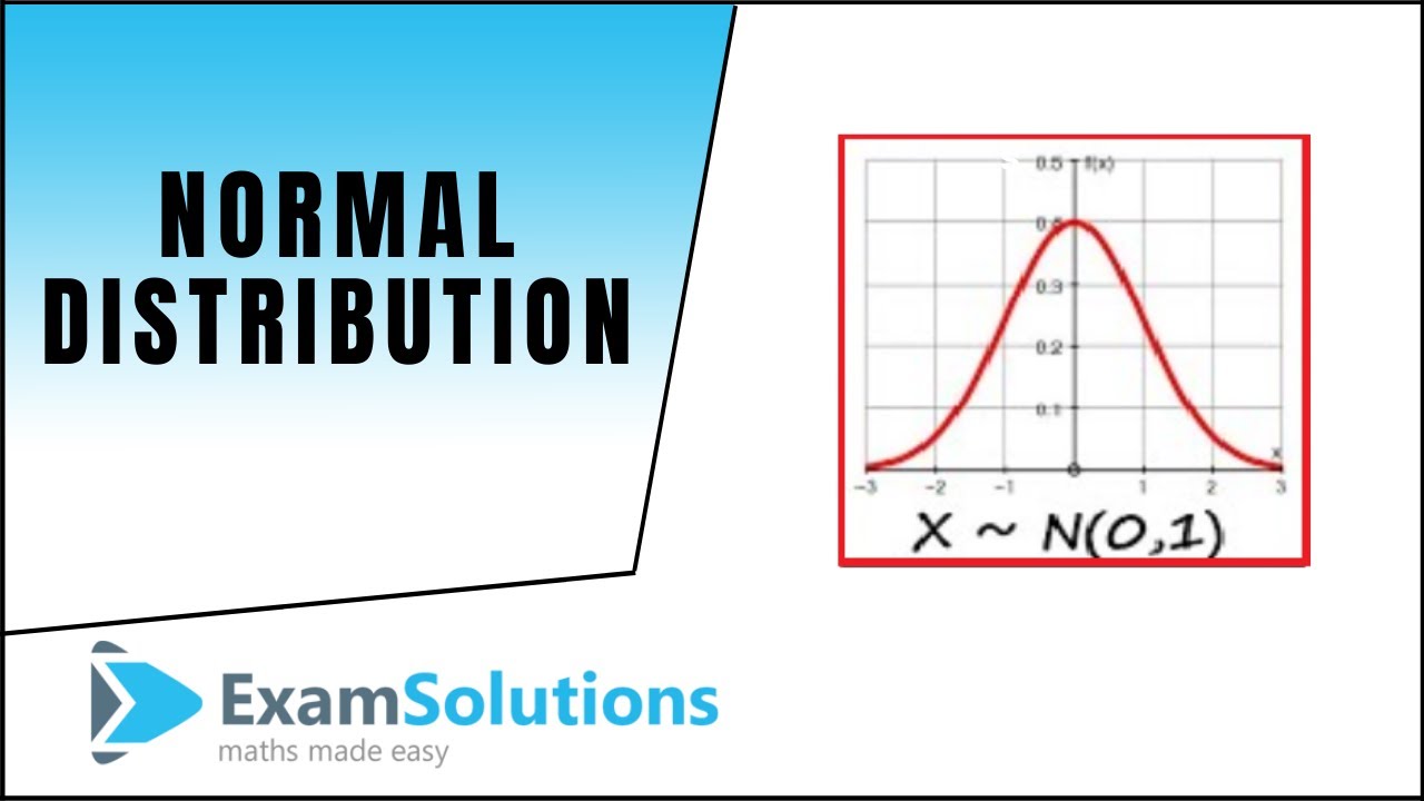 Нормальное распределение &mdash; Введение | ExamSolutions