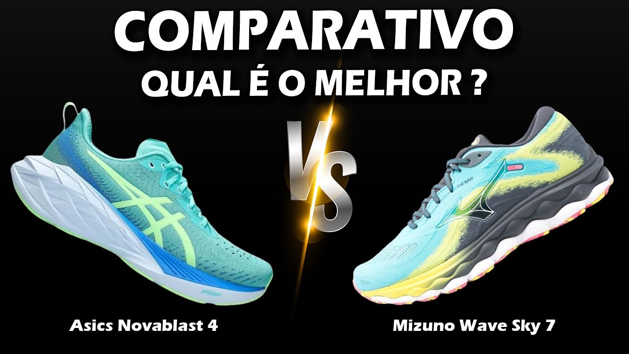 ASICS NOVABLAST 4 ou MIZUNO WAVE SKY 7