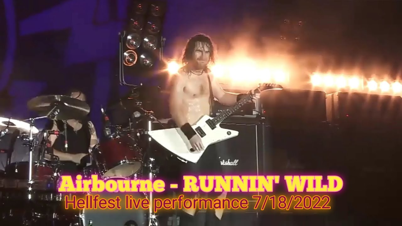Airbourne - RUNNIN' WILD | HELLFEST LIVE PERFORMANCE 2022