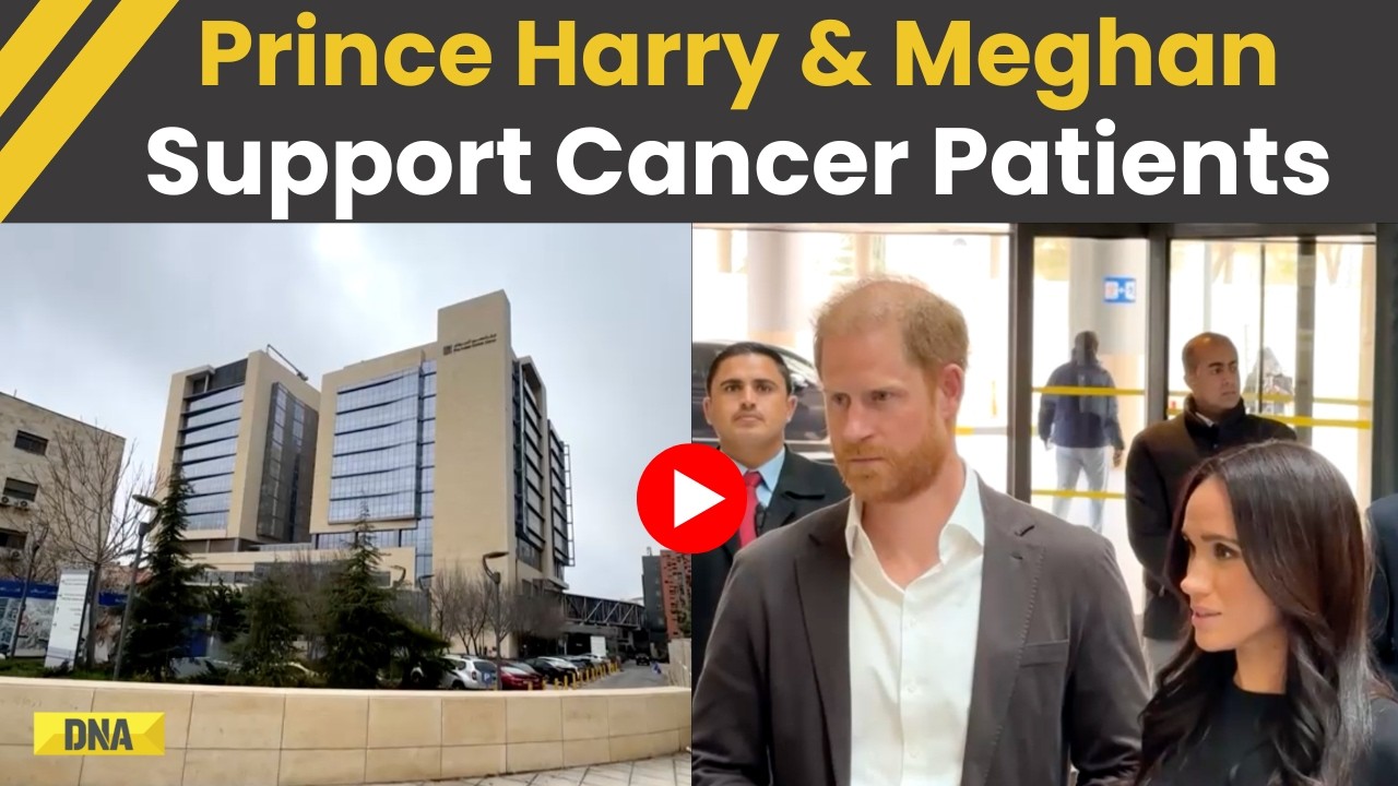 Britain's Prince Harry And Meghan Visit Cancer Hospital In Amman | Royal Charity Visit | World News