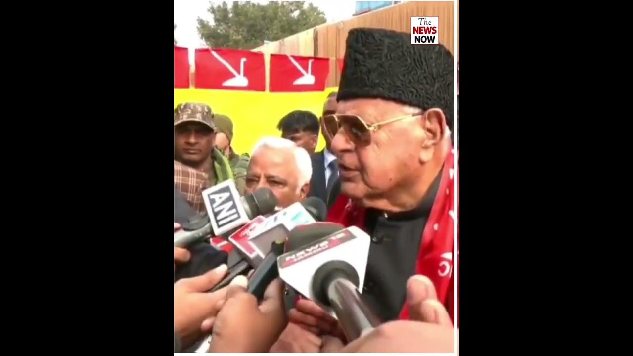 Jammu: Former J&K Chief Minister and JKNC President Dr Farooq Abdullah addresses the two-day JKNC