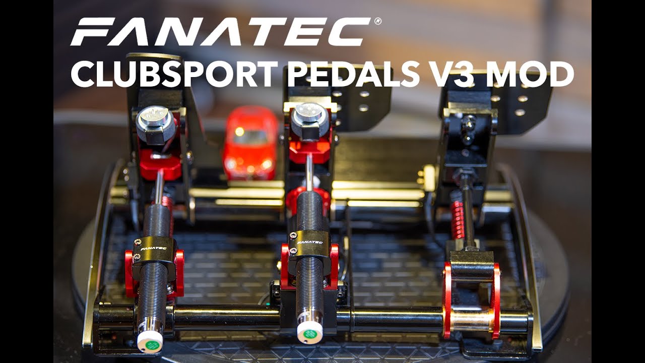 Fanatec ClubSport V3 Pedals Upgrade and Mod
