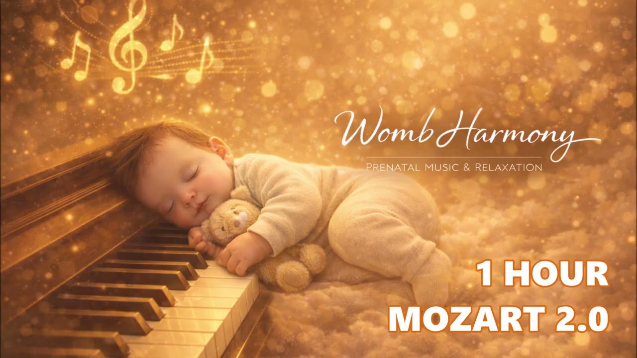 1 Hour Mozart 2.0 – Classical Baby Music ♥ Positive Mindset for Your Unborn (65 BPM) High Frequency