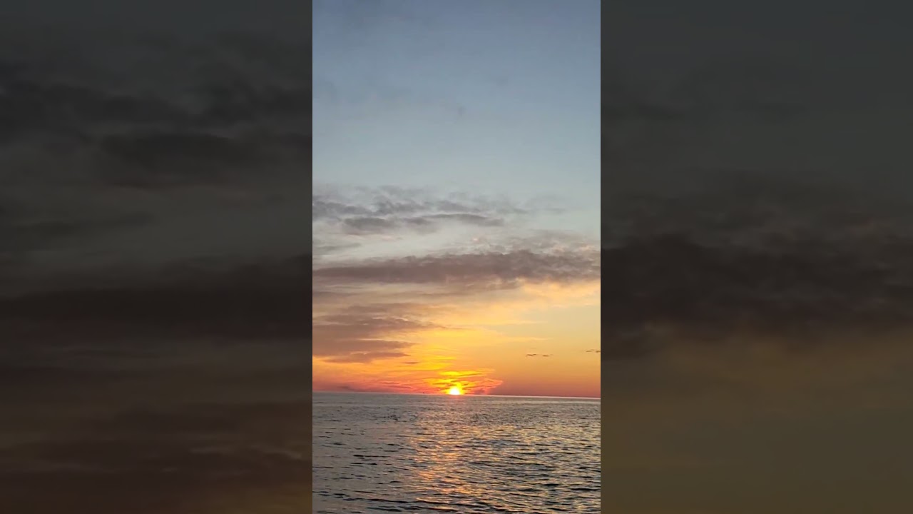 sunset Panama city beach #fish #fish #PCB #PanamaCityBeach #sunset #PCB2026 #boat #saltwaterfishing