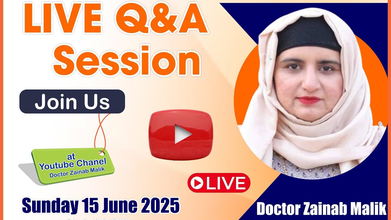 Doctor Zainab Malik  live question answer session