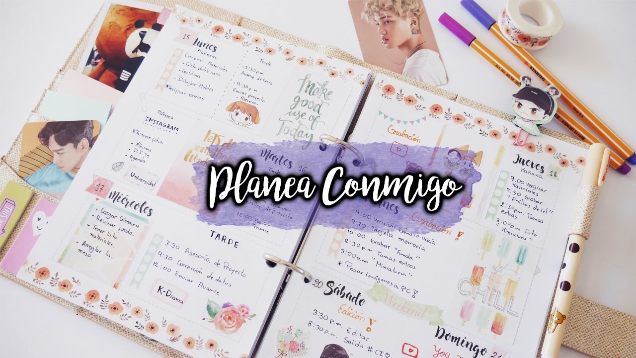Planea y Decora Conmigo tu agenda/ Hablemos un poquito || jmarylinj
