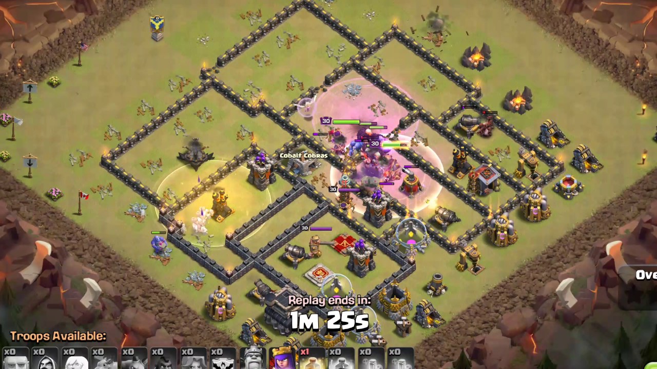 Clash of Clans TH9 HGHB 3 STAR ATTACK